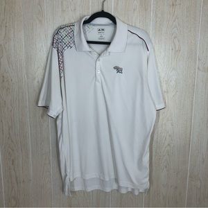 Adidas Golf ClimaCool Performance Torrey Pines White Polo Shirt